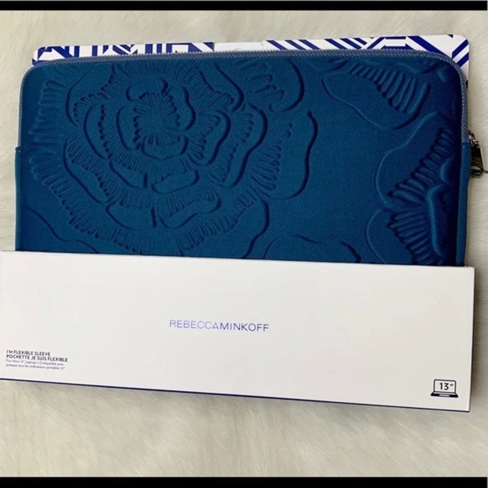 Rebecca Minkoff 3D Rose Embossed Laptop